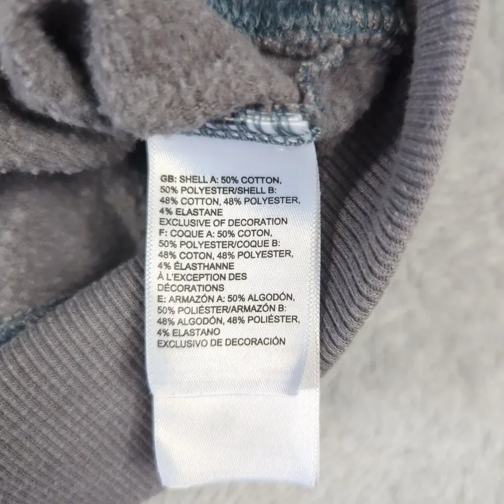 The North Face Men's Grey Half Dome Logo Pullover Hoodie Sweatshirt Size M